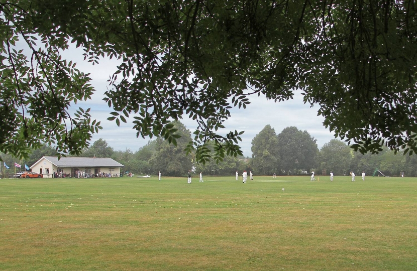 Cricket in England: the first South Cambridgeshire Conservative Association Fun Day at Elsworth recreation ground on 3rd September 2016 included completing for the inaugural David Cameron Challenge Cup between the President's XI and the Chairman's XI.