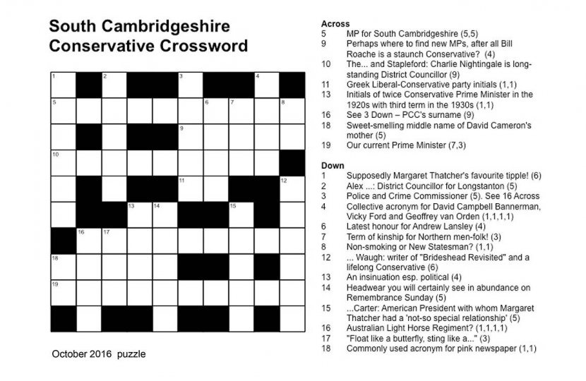 Nice and easy... perhaps!  The first SCCA crossword.