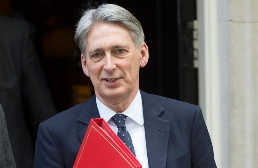 The Rt Hon Philip Hammond MP, Chancellor of the Exchequer.