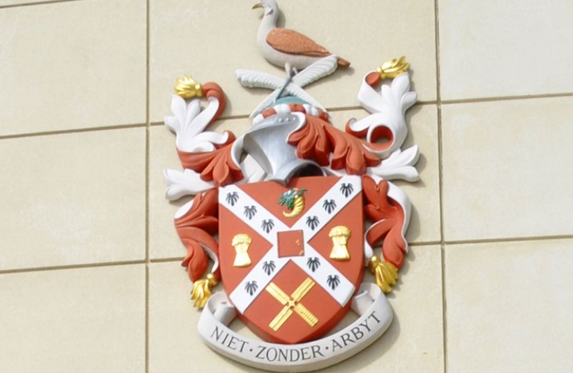 South Cambridgeshire District Council's crest.