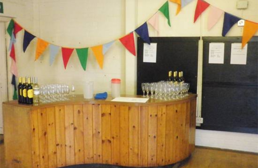 The Jubilee Hog Roast - the bar ready for business.