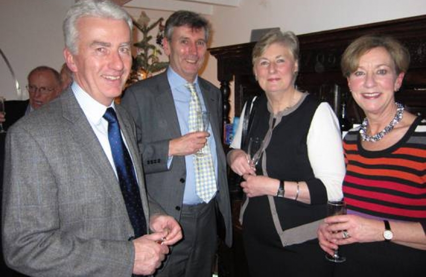 John Mantle, Donald Douglas, Angela Chapman and Julia Mantle.