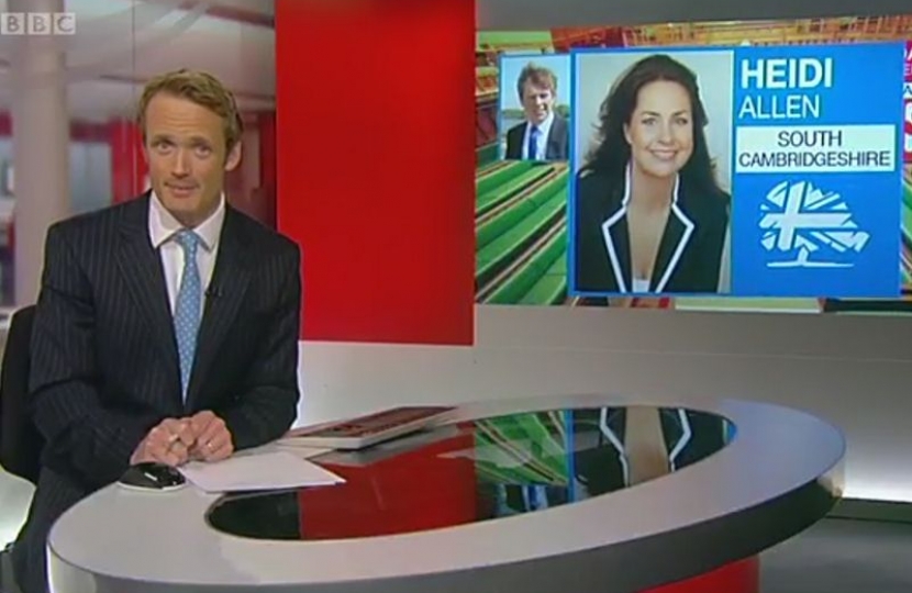Heidi Allen MP was featured on BBC's Look East on 21st May.