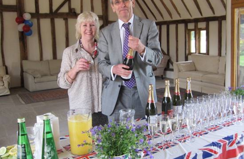 Pamela and Donald Douglas, Elmdonbury, 13 May 2012