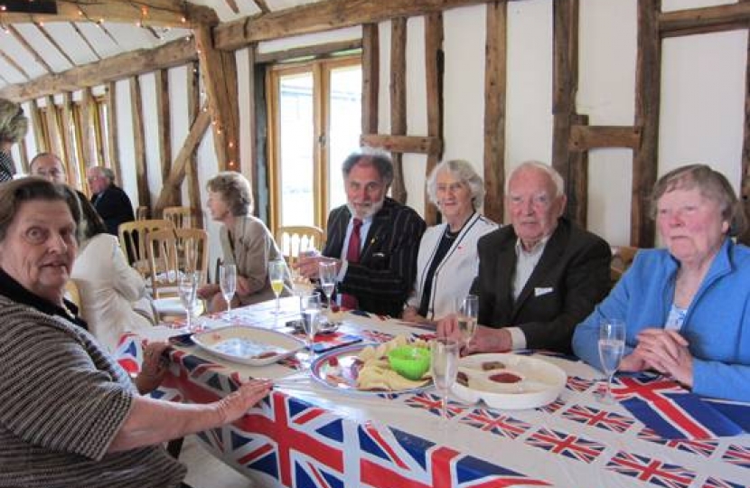 Happy Tories at the SCCA Queen's Jubilee celebration, Elmdonbury, 13 May 2012