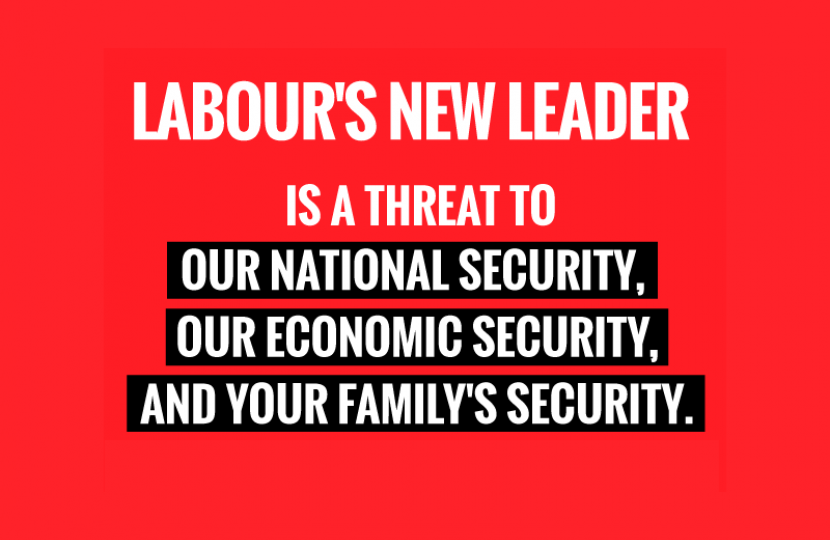 Labour's new leader is a threat to the UK's security