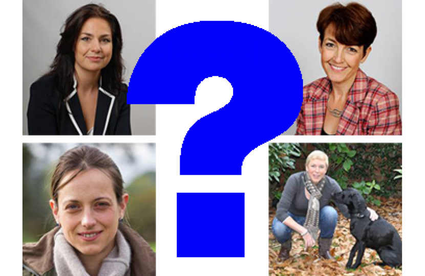 The four shortlisted for the South Cambridgeshire PPC are...