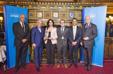 Heidi Allen MP, centre, Conservative Newcomer MP of the Year.