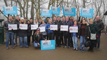 Campaigning in Gamlingay